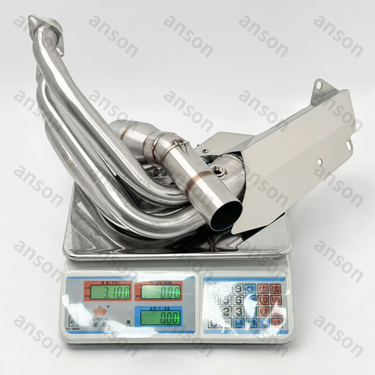 Escape Exhaust Header Link Pipe Slip On For CF-Moto 675SR-R 675NK 675SS 2024 2025 Exhaust Front Pipe fit 51mm Muffler 2 sensors