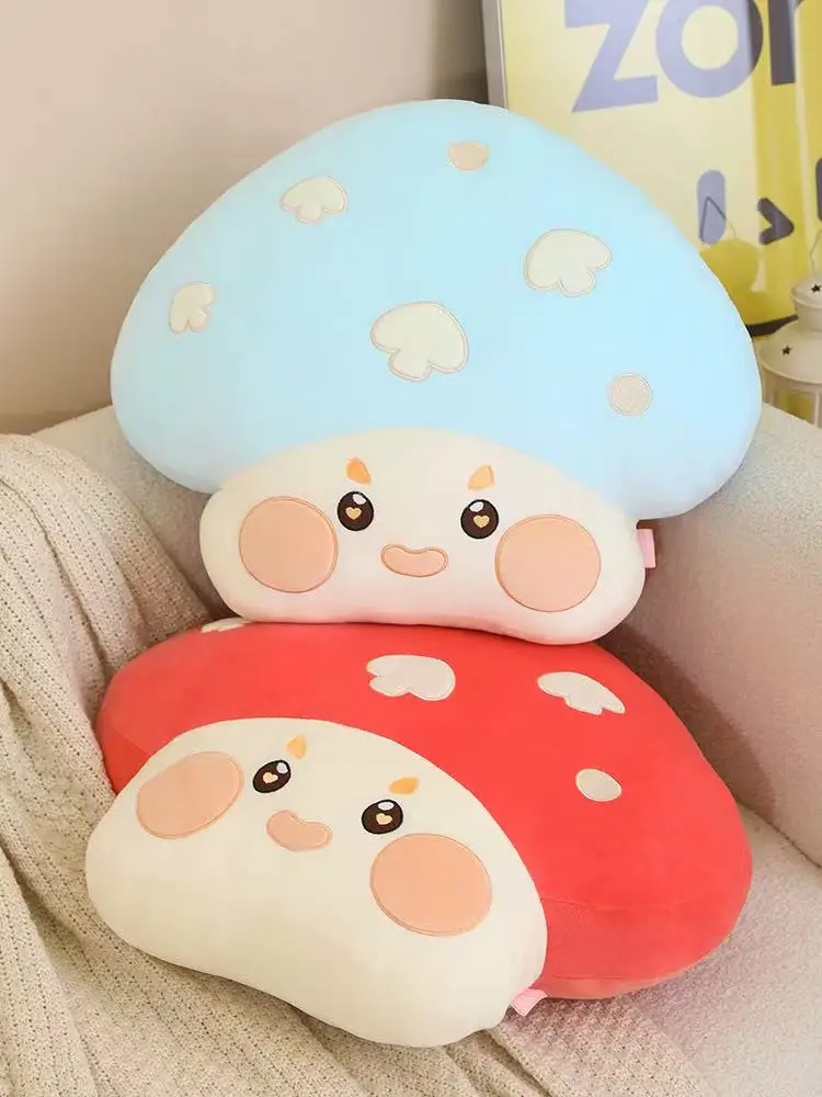 50 سنتيمتر اللون الفطر دمية محاكاة ألعاب من نسيج مخملي اليدوية دمية الكرتون أنيمي لطيف وسادة وسادة ديكور المنزل ولادة الأطفال
