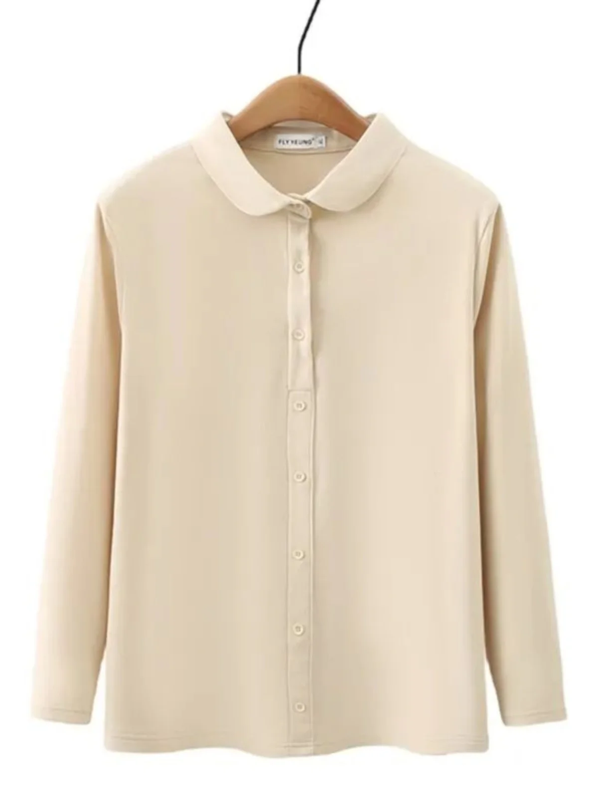 

Повседневная круглая Ne Long Sve irt Свободная посадка Street Sle Женская премиум-класса Long Sved irt Удобная дышащая стандартная длина