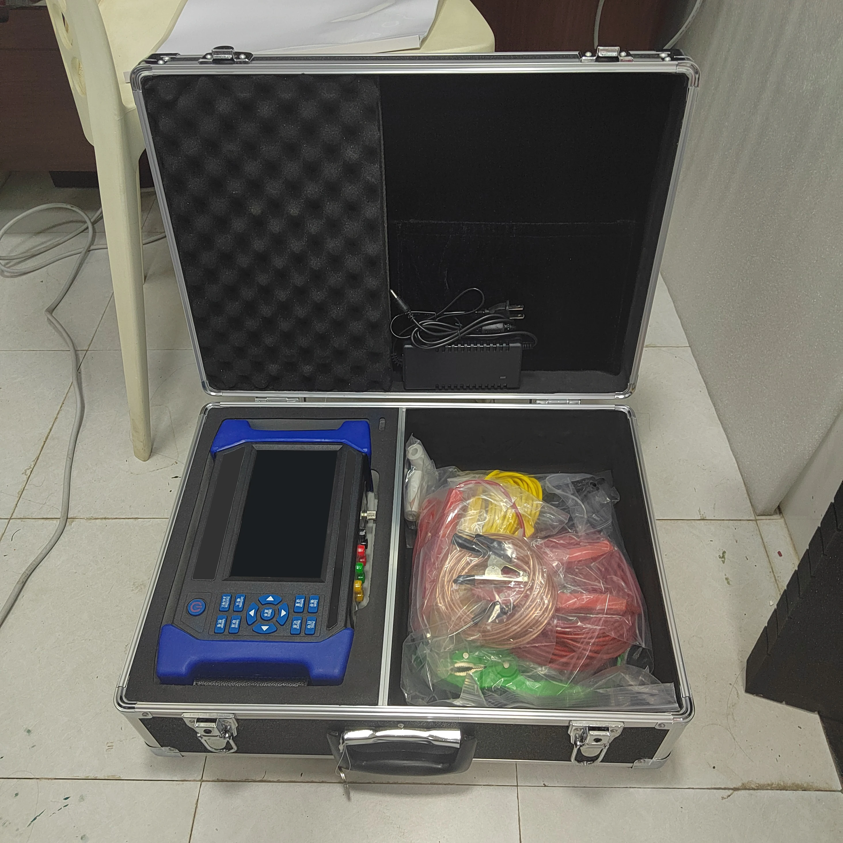 Handheld Transformer TTR Meter Turns Ratio Tester Back EMF Protection Function Electrical Testing Equipment Tool