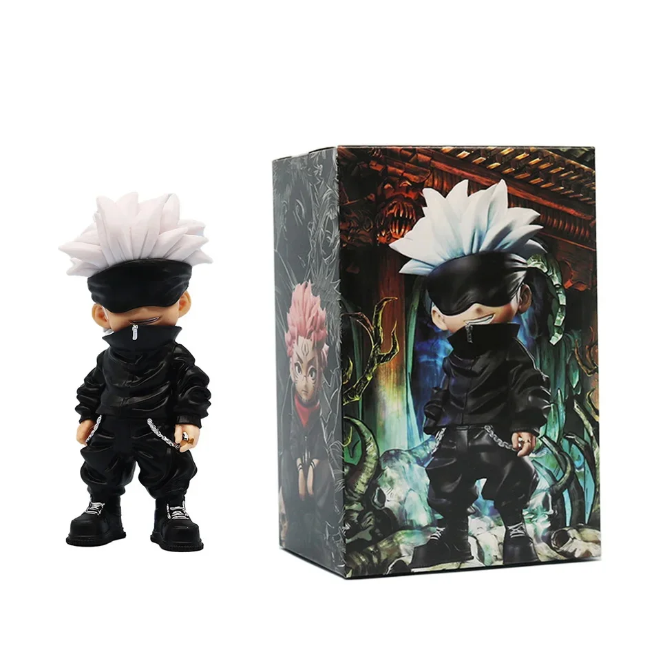 Jujutsu Kaisen Figure Itadori Yuji Gojo Satori Fushiguro Megumi Kugisaki Kawaii Toy Car Decoration PVC Model Gift image 6