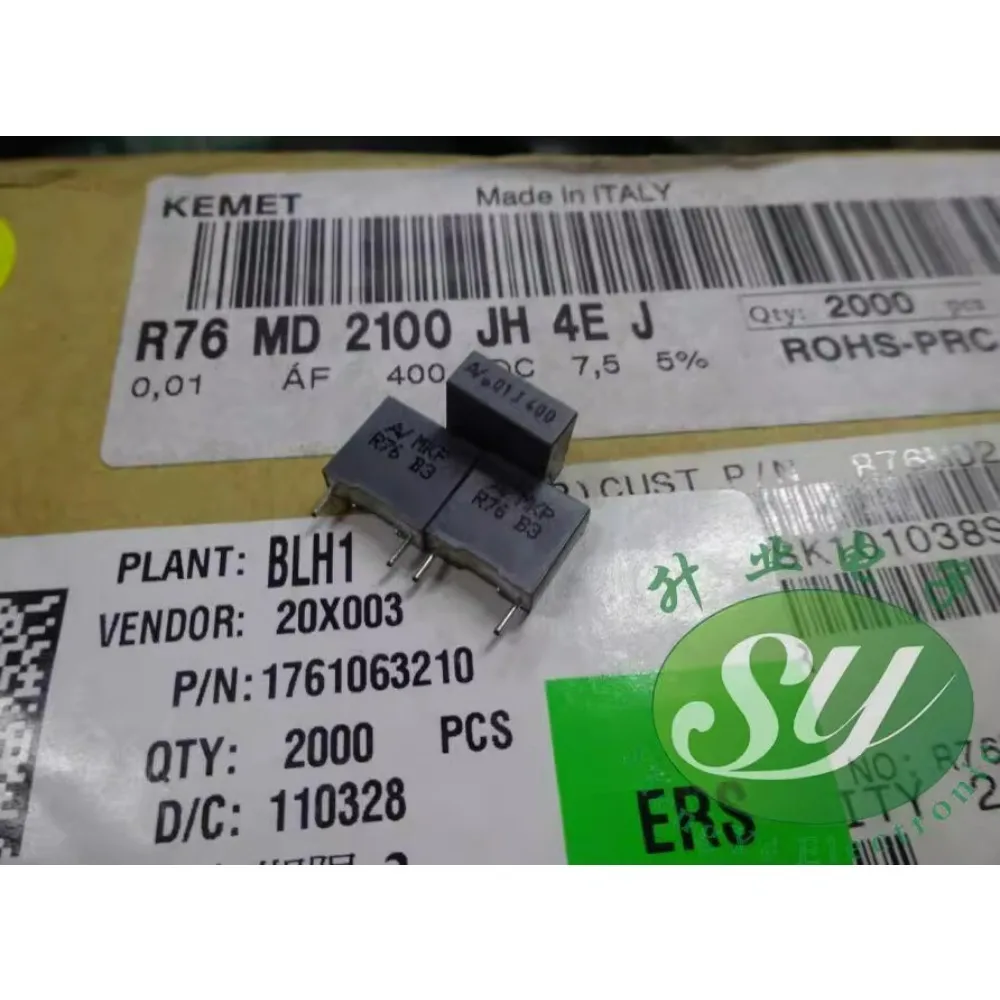 

20PCS AV R76 MKP 0.01uf/400V 10nf 103 brand new 7.5mm film capacitor
