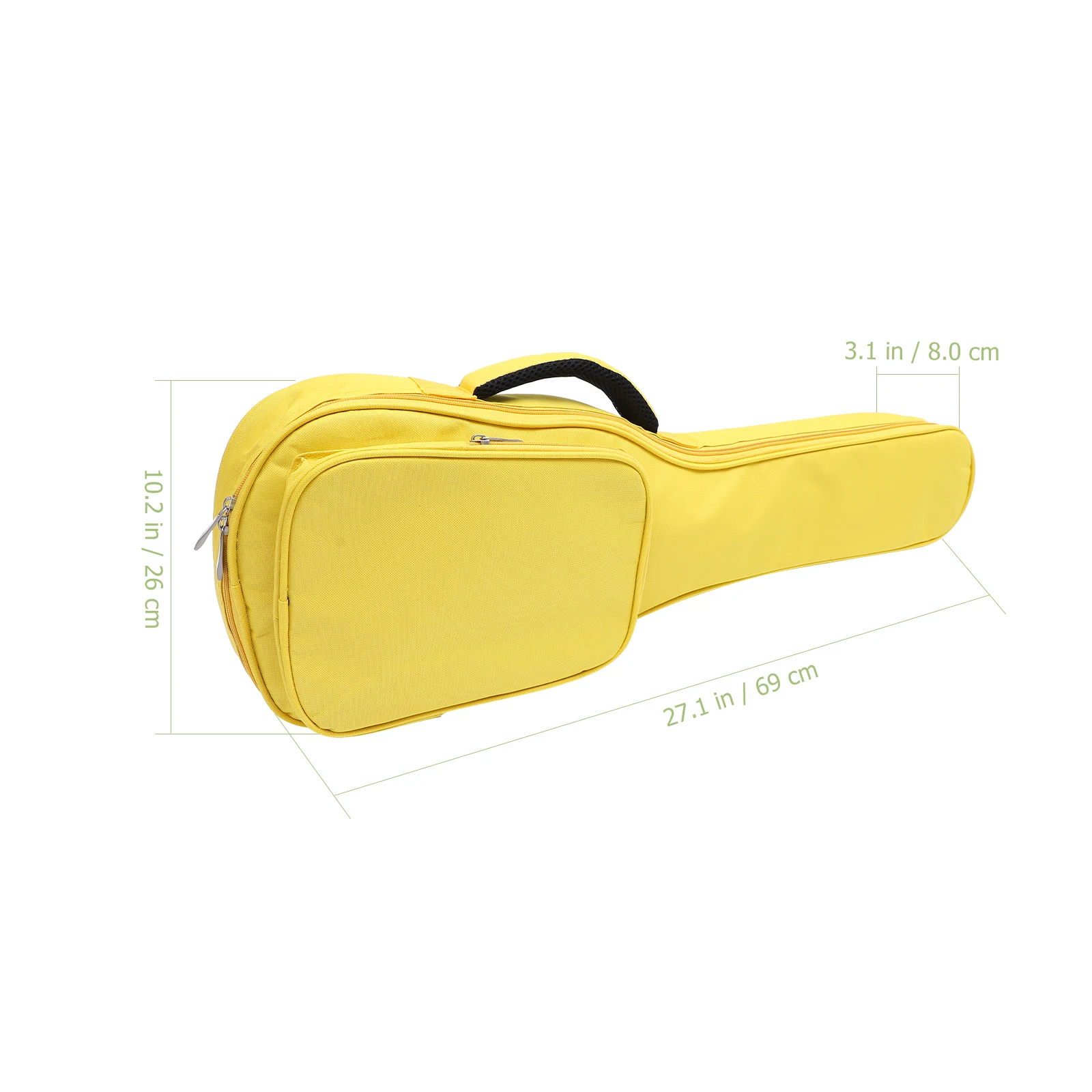 

Canvas Tote Cotton Ukulele Bag Instrument Bread Case Yellow Hard Container for Kids Travel
