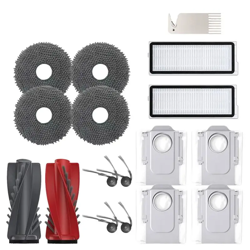 A67P-For Roborock Robot Vacuum Cleaner Qrevo 5AE/Curv/Curvc/Curv S5X 5A1 5XC/Edge Accessories Brush Filter Mop Cloth Dust Bag
