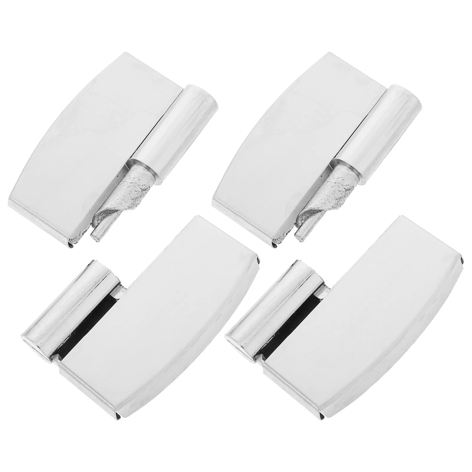 

2Pcs Self-Closing Heavy Duty Toilet Partition Hinges Stainless Steel Public Restroom Door Hardware for Shopping Malls Hotels