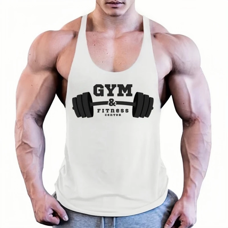 

Stringer Men's Daily Fitness Vest, Racerback Slim-Thin Strap Design, Breathable Fabric for Daily Fitness Sessions