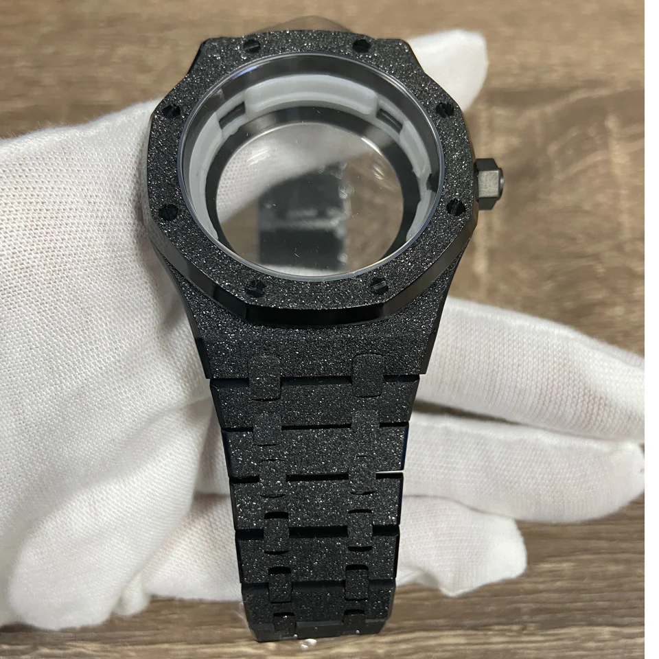 

The Whole Set of Xingsha Black Case 41mm Stainless Steel Strap Steel Case, Suitable for NH35/36 Machine, Sapphire Mirror