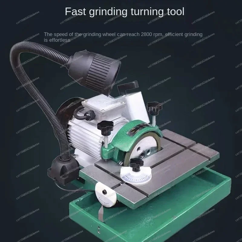 370W 2800rpm CNC Knife Sharpener Boring Grinder for White Steel & Carbide Tools, Dual Voltage 220V/380V with Heat Resistance