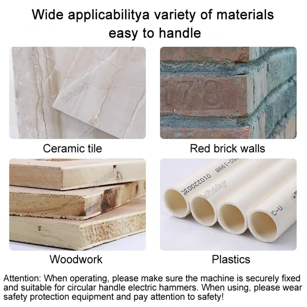 Broca de porcelana para azulejos de cerámica de carburo con vástago SDS PLUS para vidrio de ladrillo de hormigón, broca de diamante, herramientas de