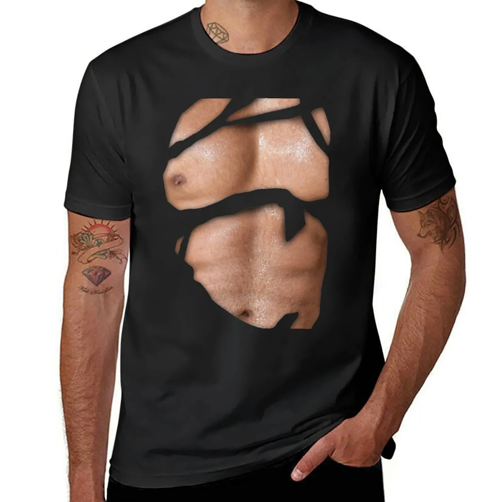 

Dicky Ripped Shirt T-Shirt anime oversize t-shirts man Personalized t-shirt mens cotton t shirts