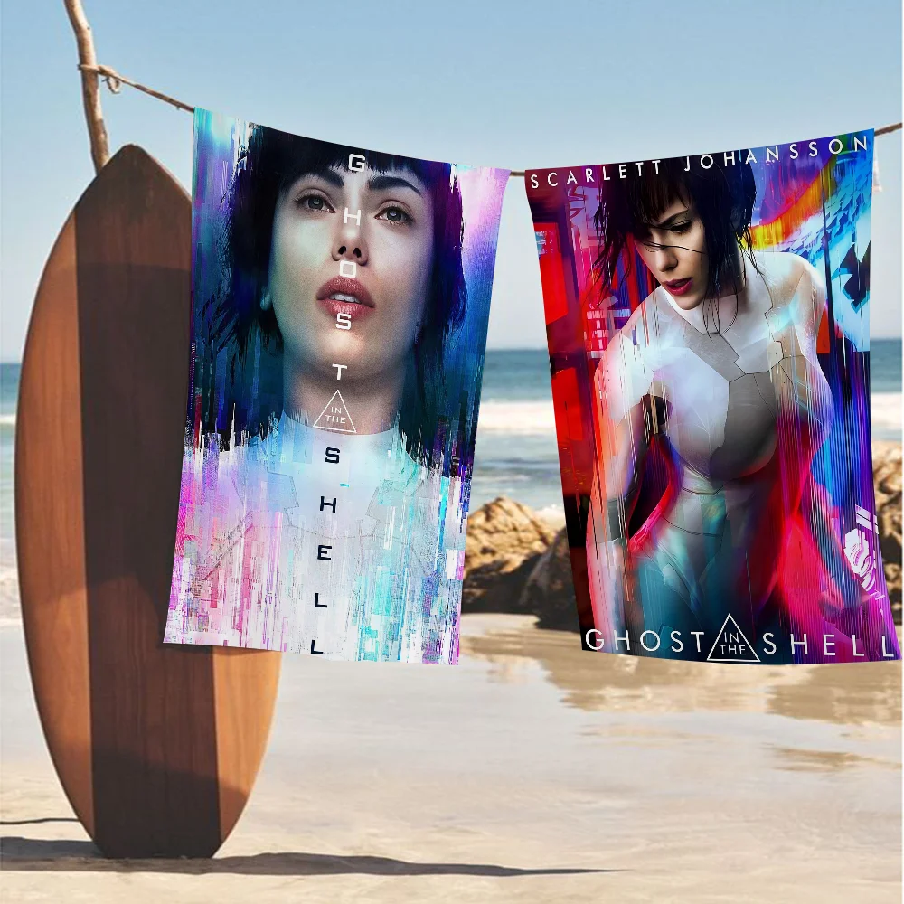 

G-ghost In T-the Shell Manga Movie Cartoon Beach Towel Cute Kawaii Room Decor Bath Girls Children Towels For Bathroom Shower