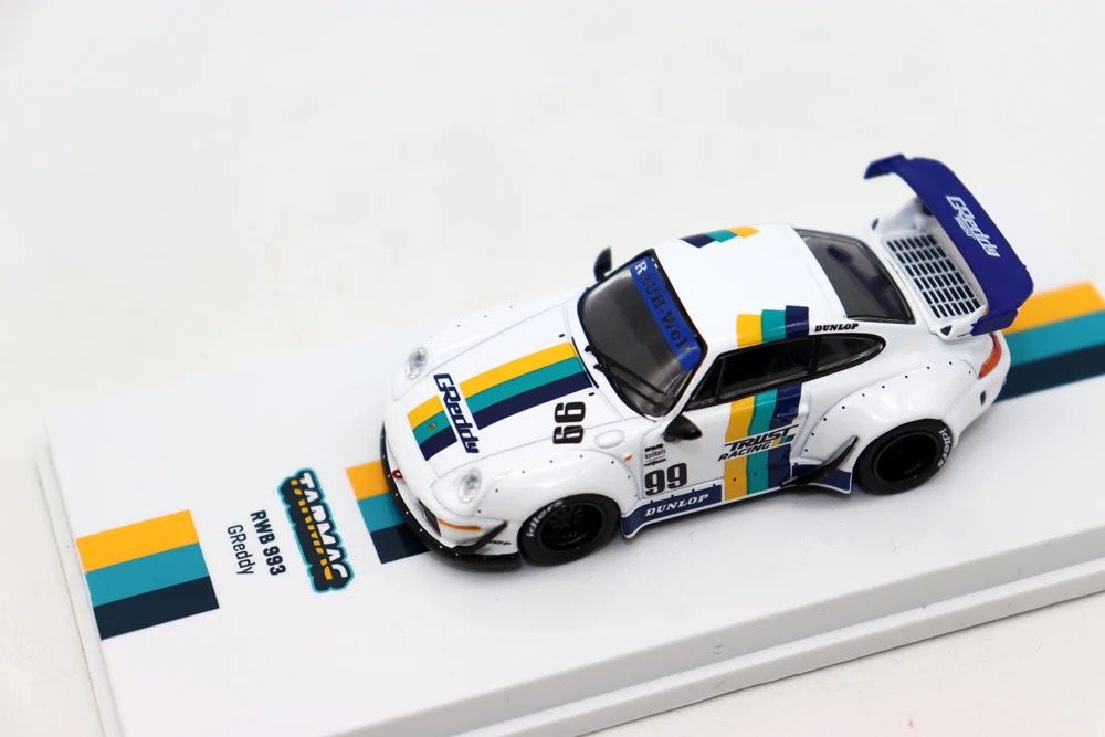 New TW 1:64 RWB 993 Racing Cars Diecast Simulation Alloy Toy Model for Collection Gift