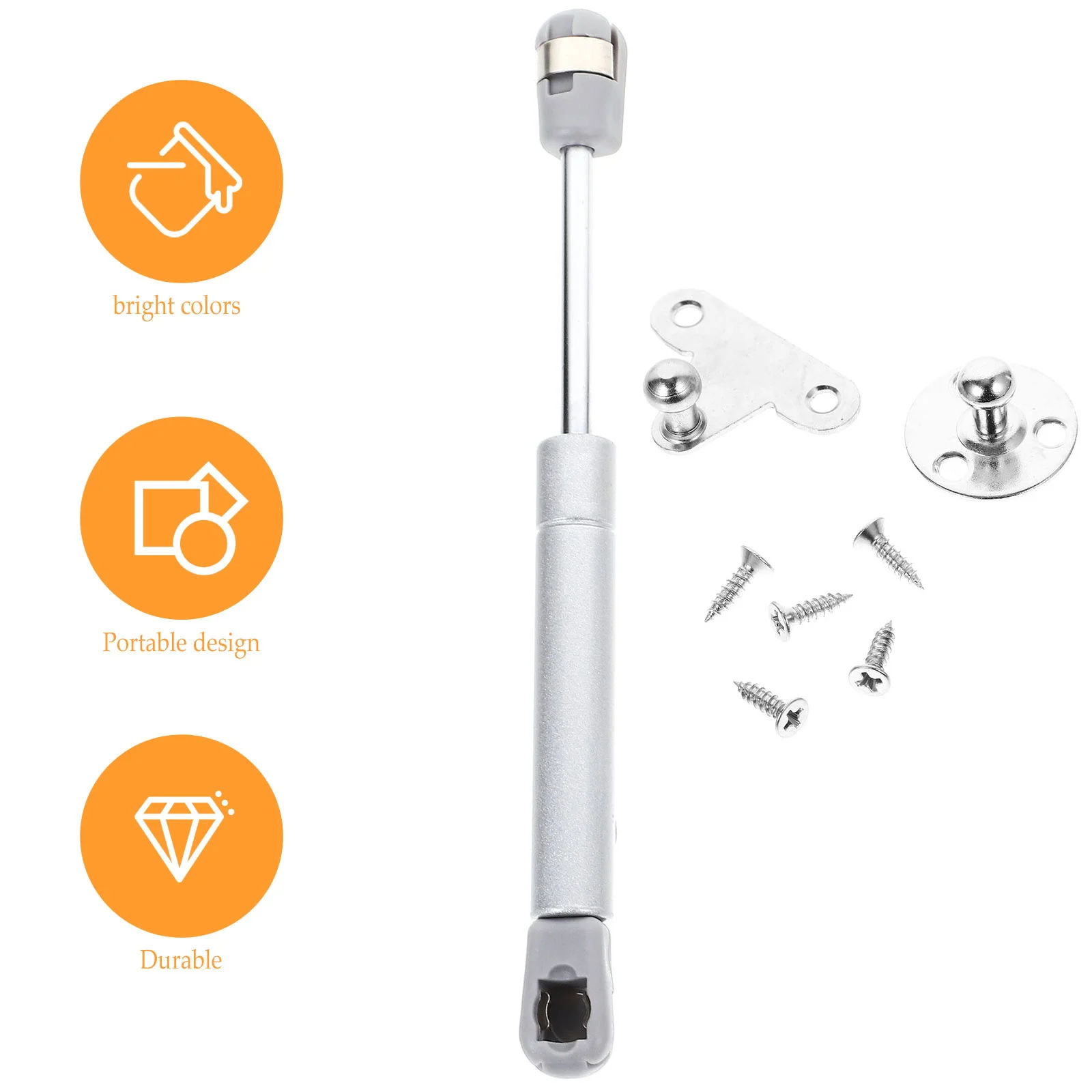 2 Buah Penyangga Gas Untuk Lemari 8 Inci Engsel Penopang Tutup Pneumatik Soft Close Lift Untuk Furnitur Kotak Kayu Lemari Dapur