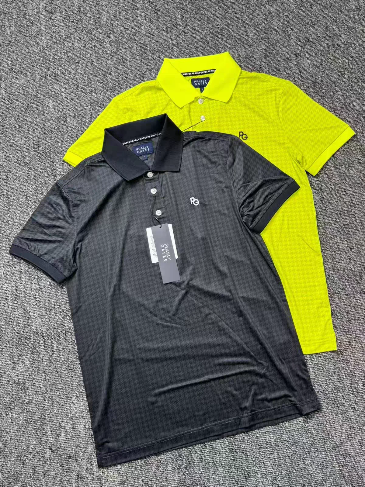 Men's PEARLYGATES Golf Short sleeved T-shirt Summer New Fashion Breathable Quick drying Multi functional Leisure Sports Top