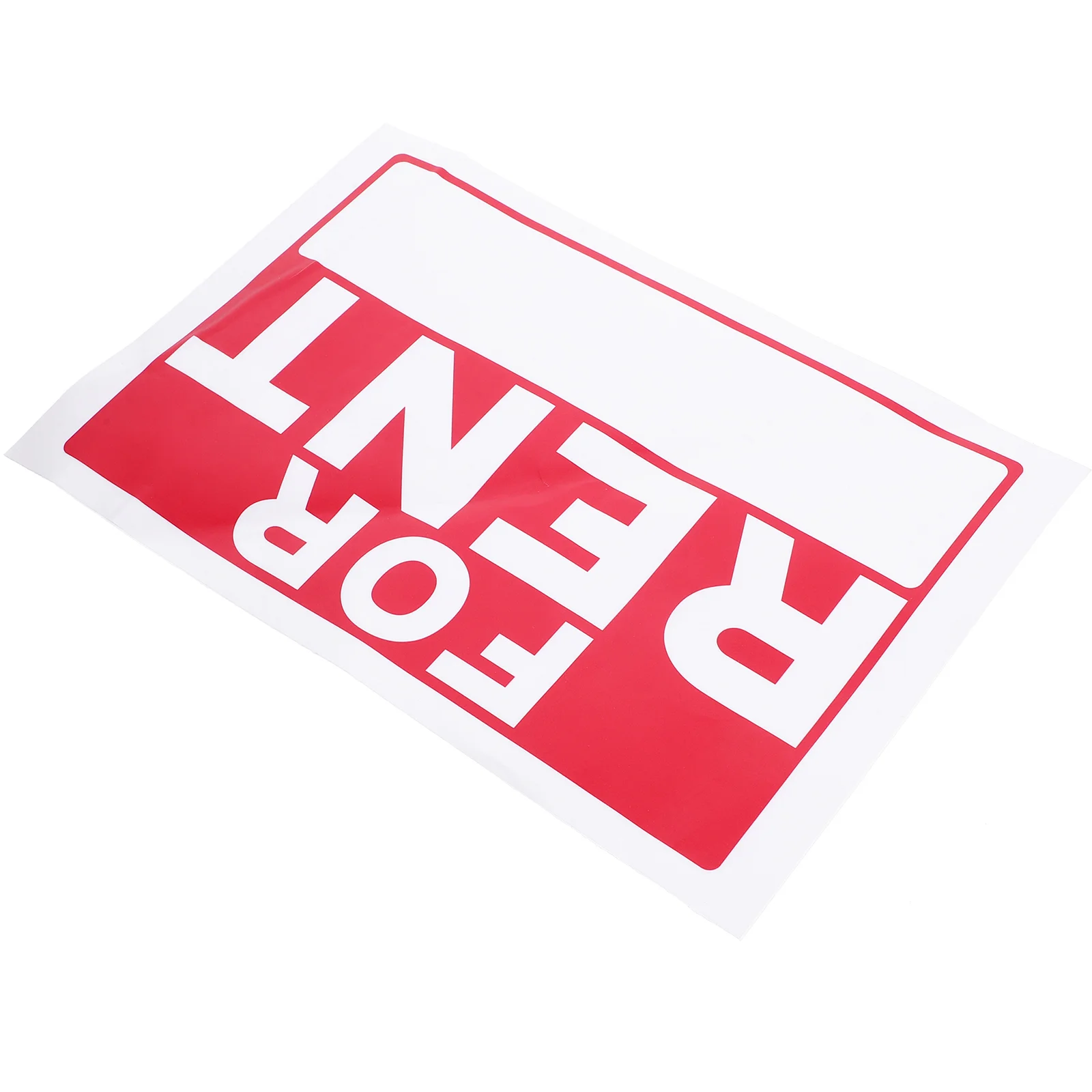 Price Display Sticker for Rent Sign Stickers Door Nail Outdoor Home Paper Apartment Car