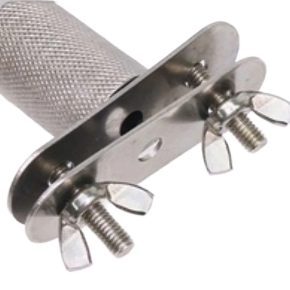Poteau d'activité pour perroquet en acier inoxydable avec boule à rotation fluide pour renforcer les comportements d'exploration et de manipulation