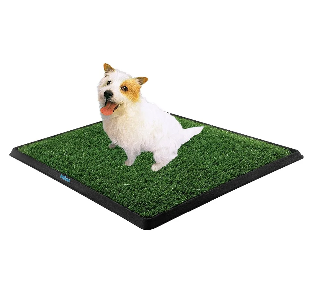 

Pet Potty Training Pee Pad Mat Tray Grass House Toilet Pad Dogs Urinating Mat Portable Dogs Cats Potty Litter Box Dog Toilet