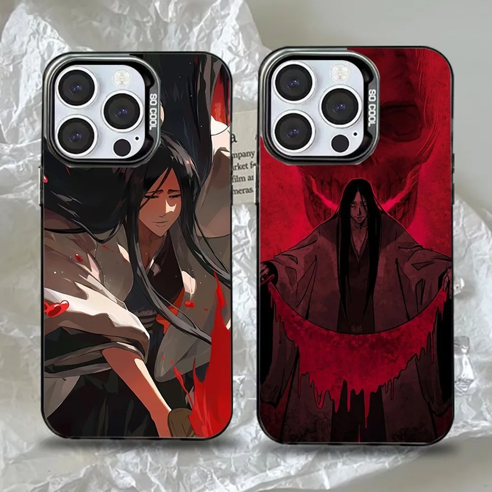 

Retsu Unohana B-bleaches Phone Case For iPhone 16,15,14,13,12,11,Pro,Max,Plus,Mini,XS,SE Anti Fall Black Matte Hard Bumper