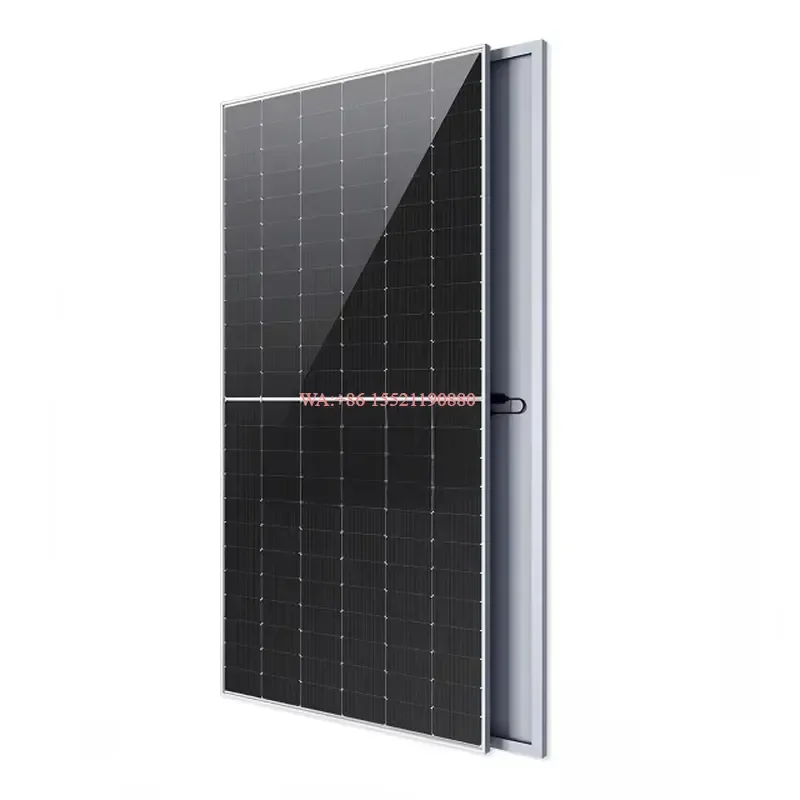 wmwmnu 550W Monocrystalline Silicon Solar Panel Aluminum Alloy Photovoltaic Module for Household New Energy Power Generation