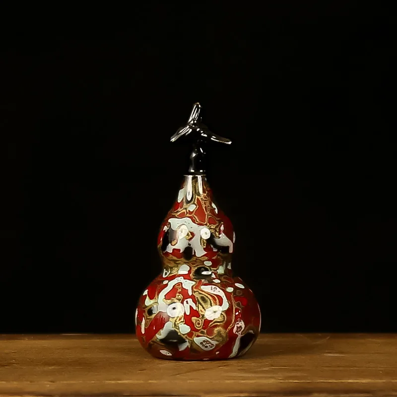 

Окрашенная латунь, маленькая тыква, домашний декор, креативное украшение для столешницы в стиле дзен, удача фэн-шуй