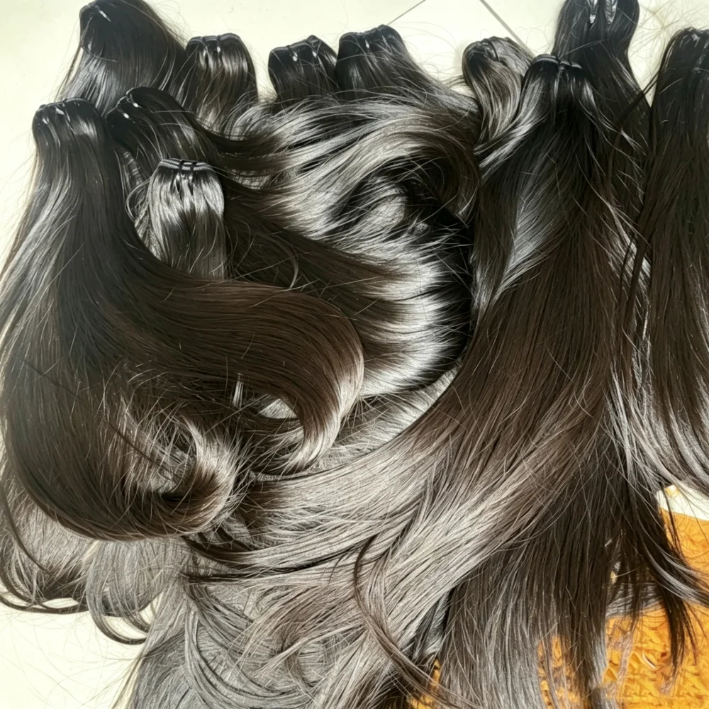 3C4A Straight Bundles Human Hair Natural Black Bundle Versatile Styling For Women 10-30 Inch Unprocessed 16A Grade Brazilian Virgin Hair Bundles