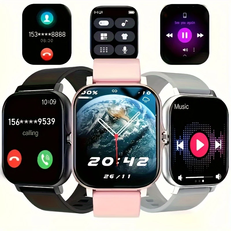 Sports Smartwatch For Men Woman Bluetooth Call Music Playback Message Remind Fitness Alarm Clock Smart Watch Connect Phone 2026