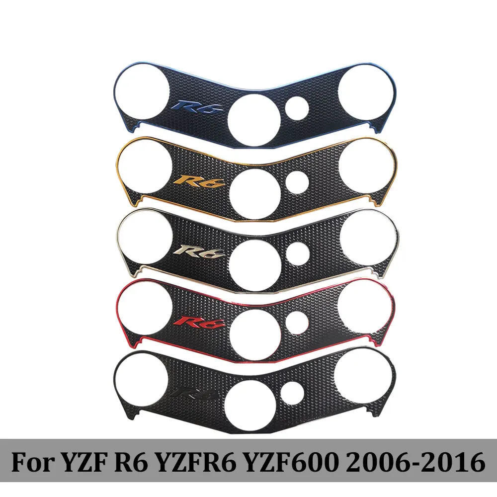 For Yamaha YZF-R6 2006-2016 Triple Tree Top Clamp Upper Front End Yoke Sticker Decal Protector Motorcycle Accessories