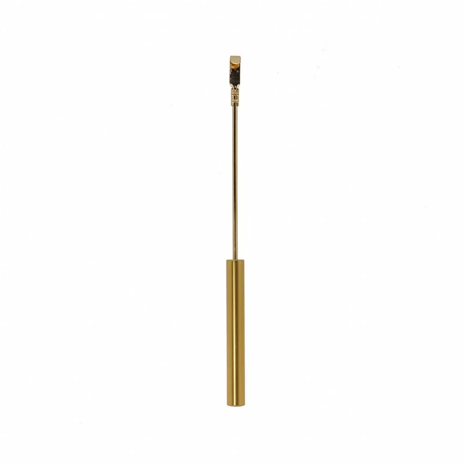 Metal Hanging Pendulum for Clock Restoration with Hook and Rod for Handmade Timepiece Assembly