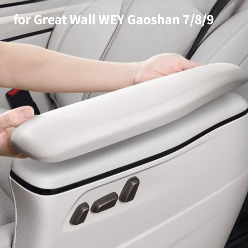 

Fit for Great Wall WEY Gaoshan 7/8/9 2nd Row Seat Armrest Cover Handle Protective Sleeve Interior Mod