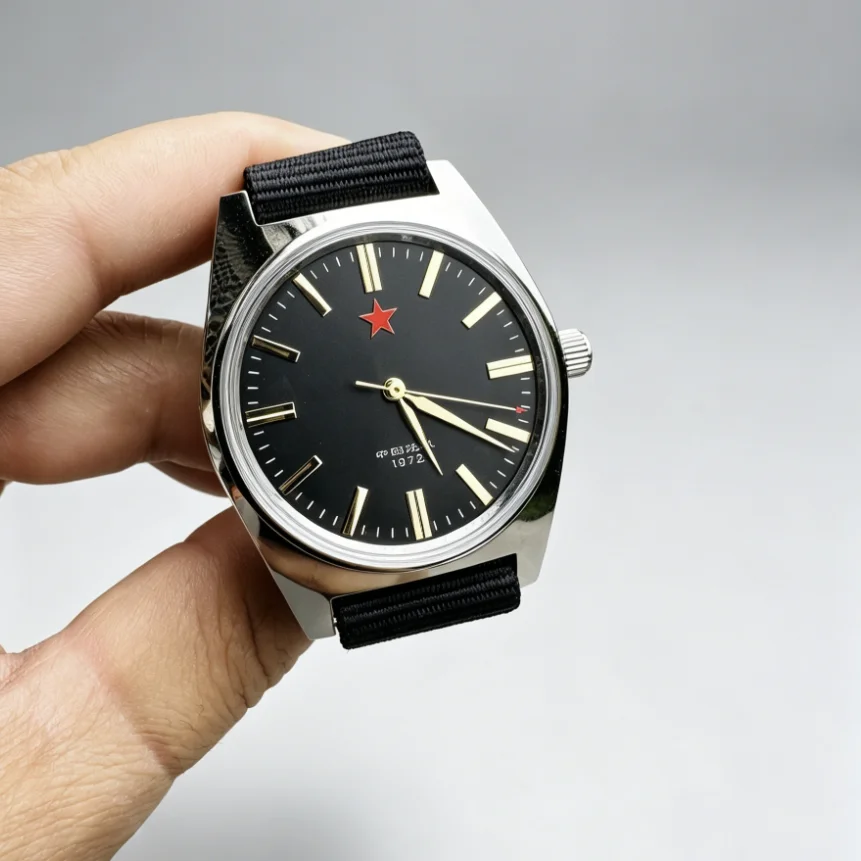 Mens Mechanical Watch Shanghai 8120 Manual Mechanical Movement 36Mm Retro Chinese Watch Suitable for Men’s Gifts image 3