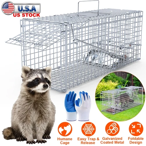 

Cat Cage Automatic pedal type cat and dog catching artifact Large new sensitive rescue stray wild cat catcher