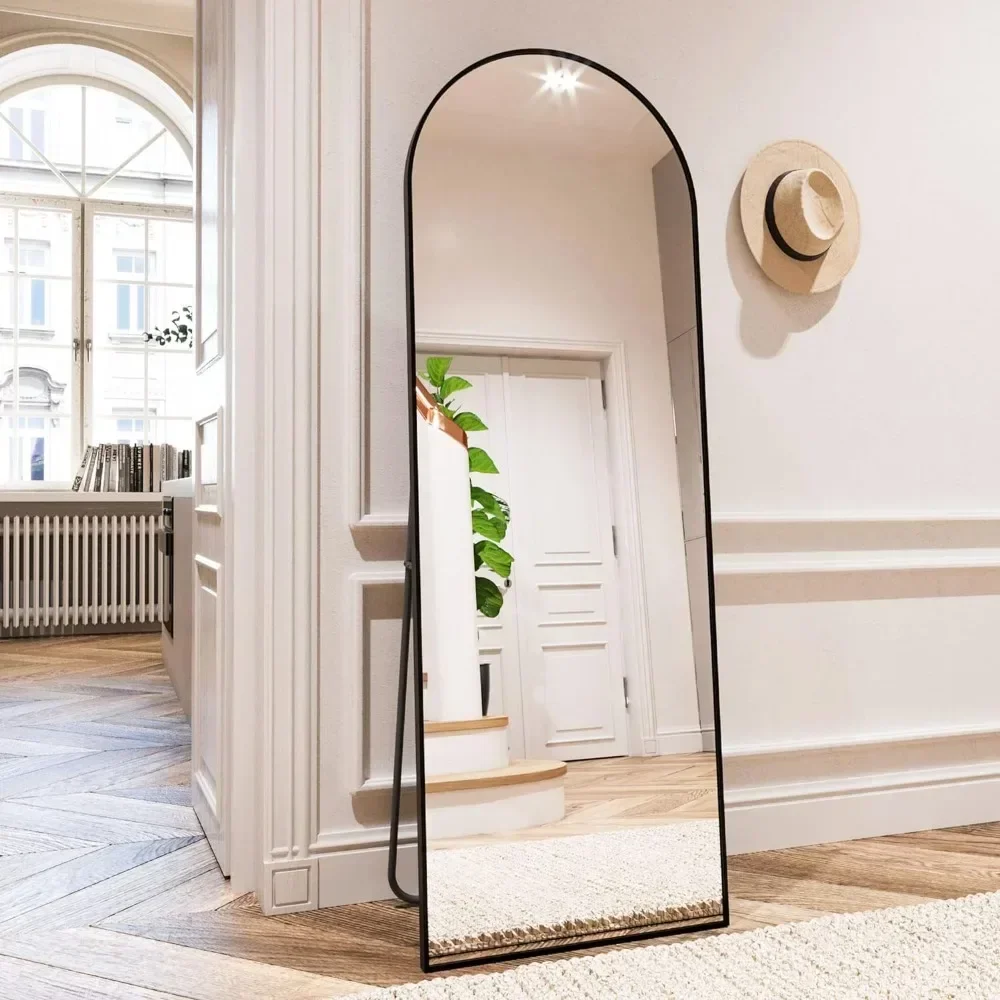 Full Length Mirror, Wall Hanging Arched-Top Stand Bedroom,Dressing Room,Length Standing Leaning Mirrors