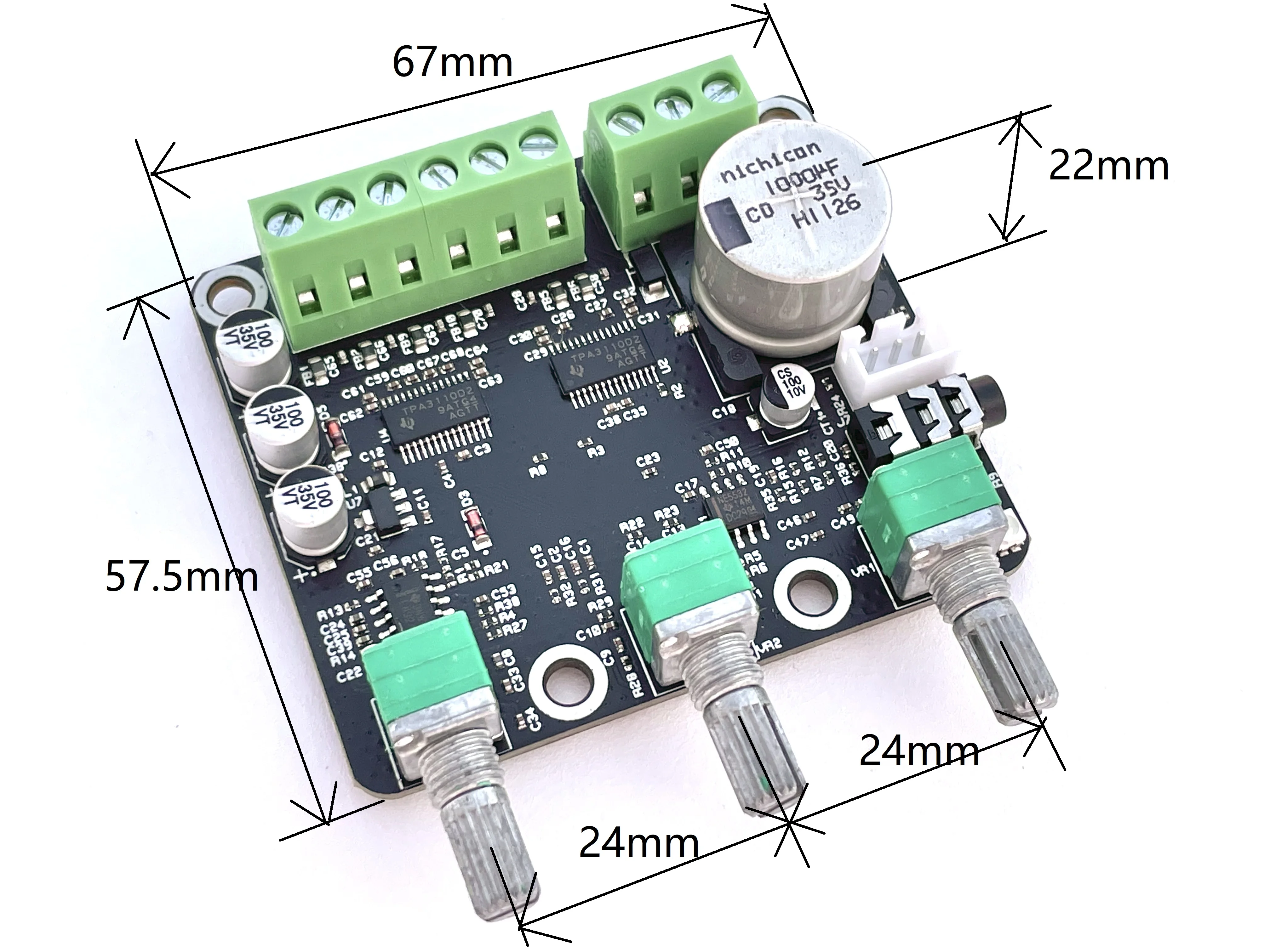 Amplificador 2.1 TPA3110D2 Subwoofer Amplifier Audio Board 15x2+30W Hifi Stereo NE5532 Amp For Computer Speaker NEW