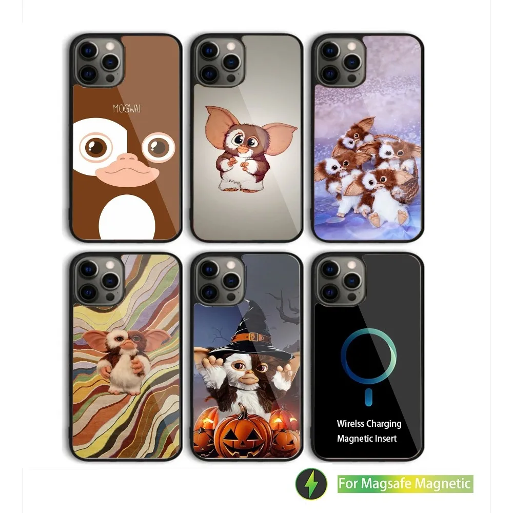 Cute G-Gremlins G-Gizmo Phone Case For iPhone 16,15,14,13,12,11,Plus,Pro,Max Mini Magsafe Magnetic Wireless Charging