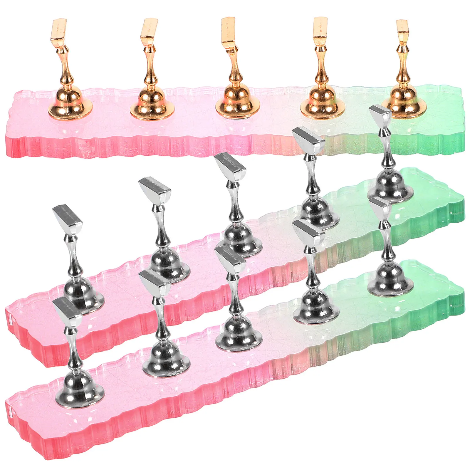 Nail Holder for Painting Nails Practice Stand Sturdy Fake Nail Display Rack Manicure Salon Use Press on Nails Holder