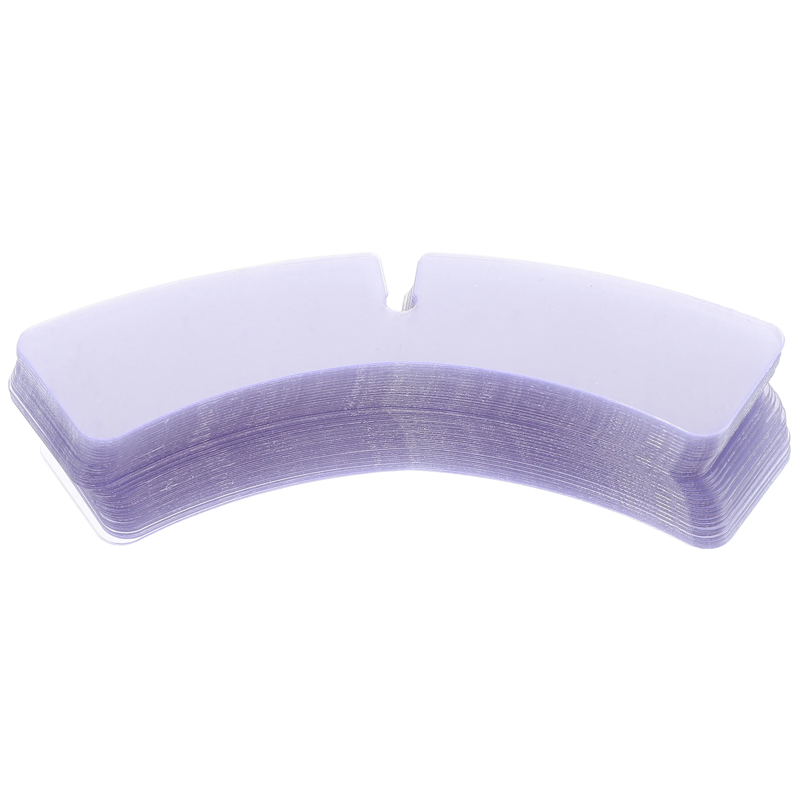100 шт., поддержка для мужских рубашек, пластиковые вставки для воротника рубашки, формирователь воротника рубашки, прозрачные легкие подставки