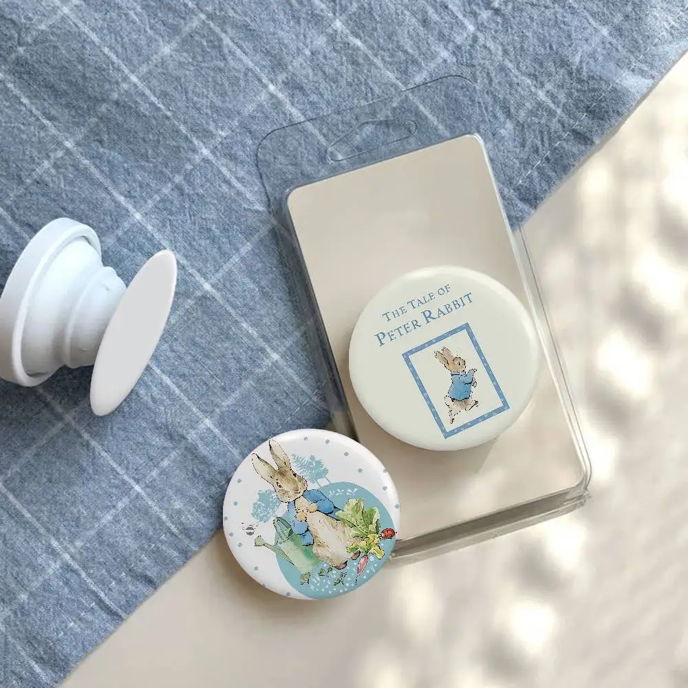 Cute P-Peter Rabbit Badges Fashion New Hip Hop Versatile Round Metal Badge Cartoon Pin Gift Wholesale