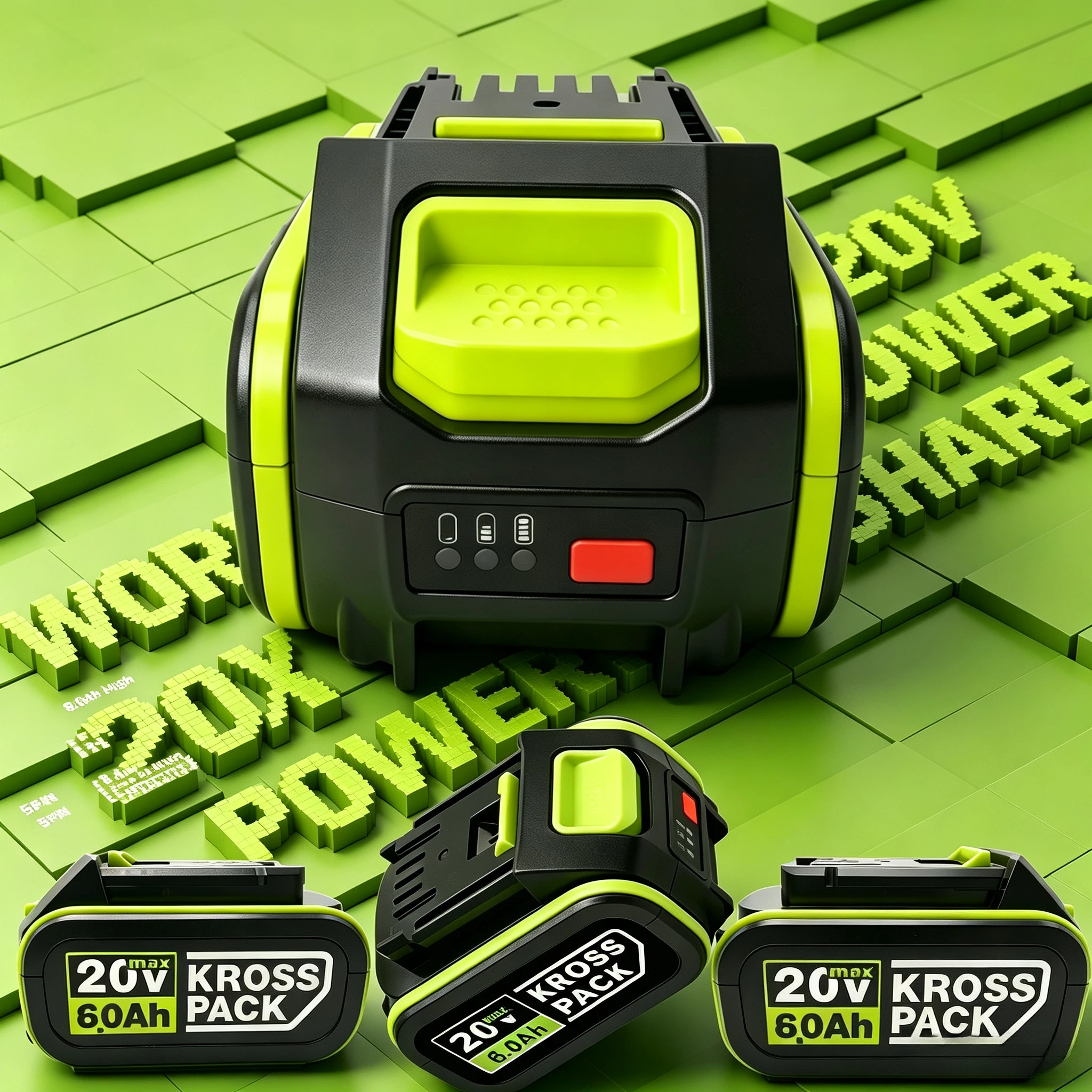 100% Genuine WORX 20V 5.0Ah 6.0Ah Lithium Battery WA3553 WA3572 WA3578 Long Cycle Life for WORX Home Garden Cordless Power Tools