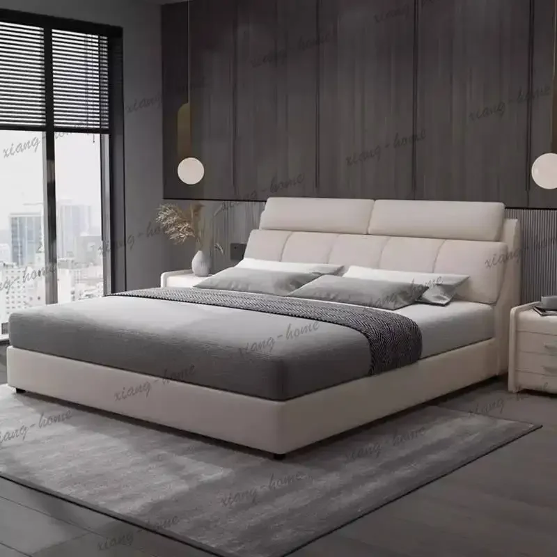 PG Adults Accessories Double Bed Decoration Couples Wooden ForKids Double Bed Bedroom Bunker Letto Matrimoniale Furniture Home