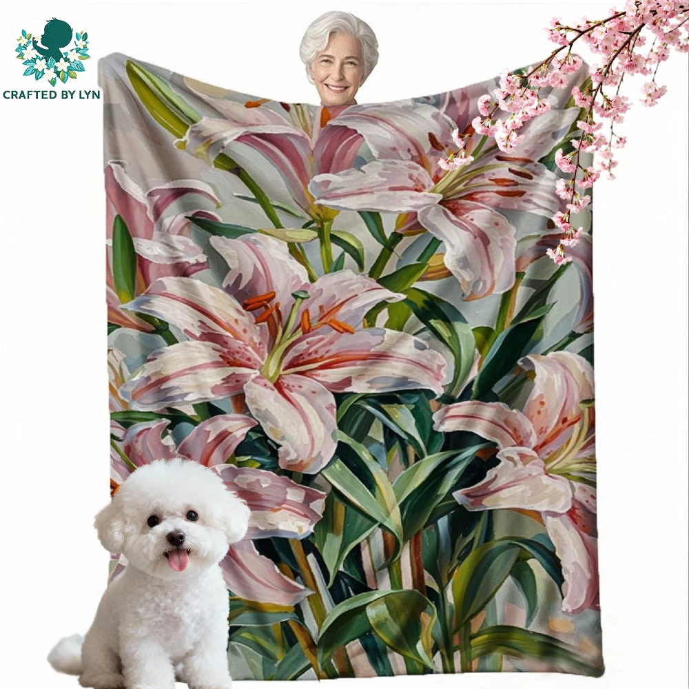 

Flannel | Flowers,Animal,Constellation,Festive Gift Selectio | Soft and delicate | Keep warm | Room Decor Blanket, Camping Stuff