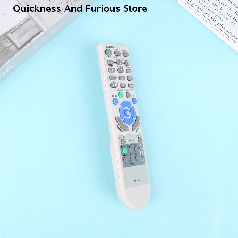 【TO】1pcs Universal English Version Remote Controller For NEC Projector Rd-450c Rd-448e Np-v260+ V230+ Me360