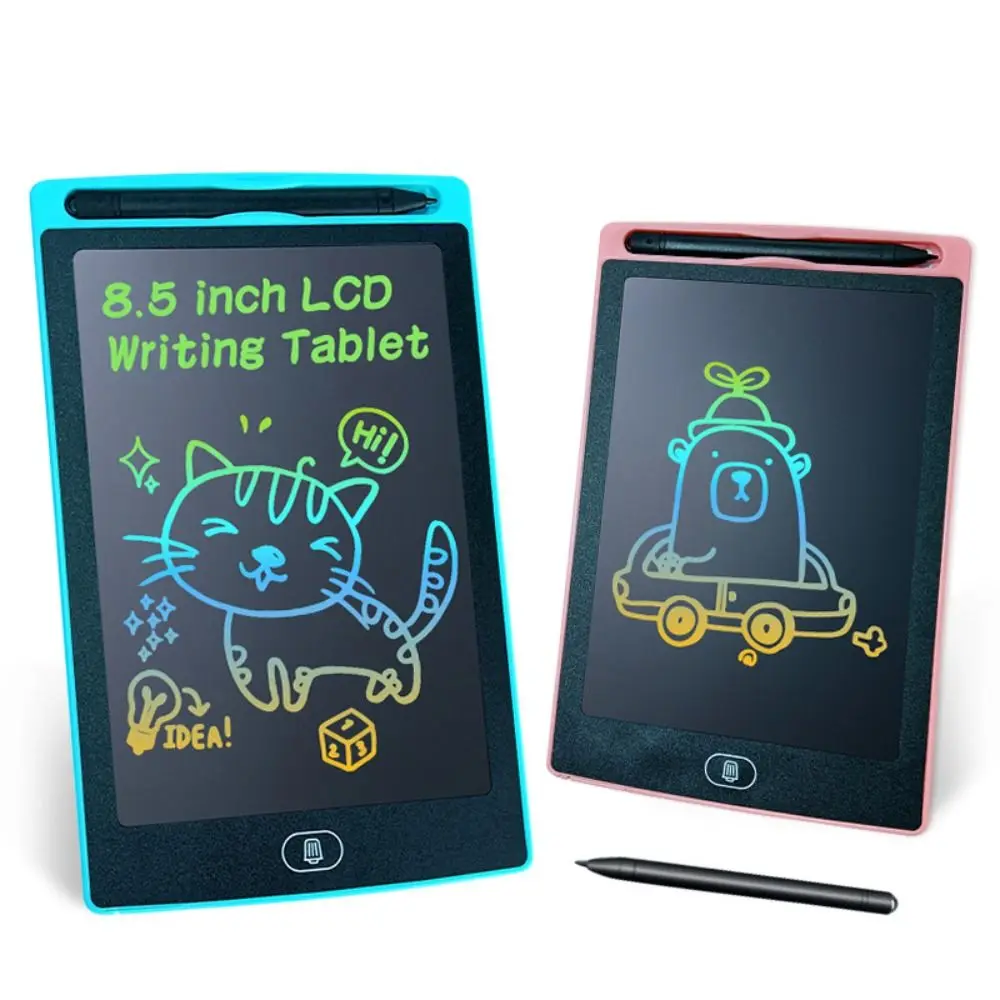 New 8.5/12inch LCD Writing Tablet Color Screen with Pen Drawing Board Erasable Graffiti Sketchpad for Kids