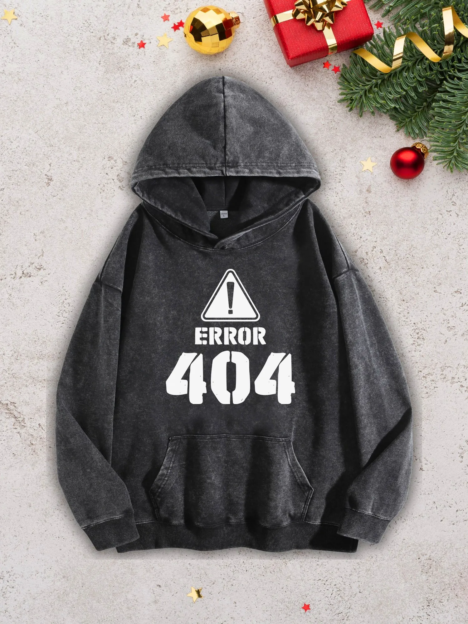 

Мужская толстовка с капюшоном Programmer Error 404 — черный пуловер в стиле ретро Acid Wash, осенне-зимняя толстовка 400 галлонов в стиле ретро