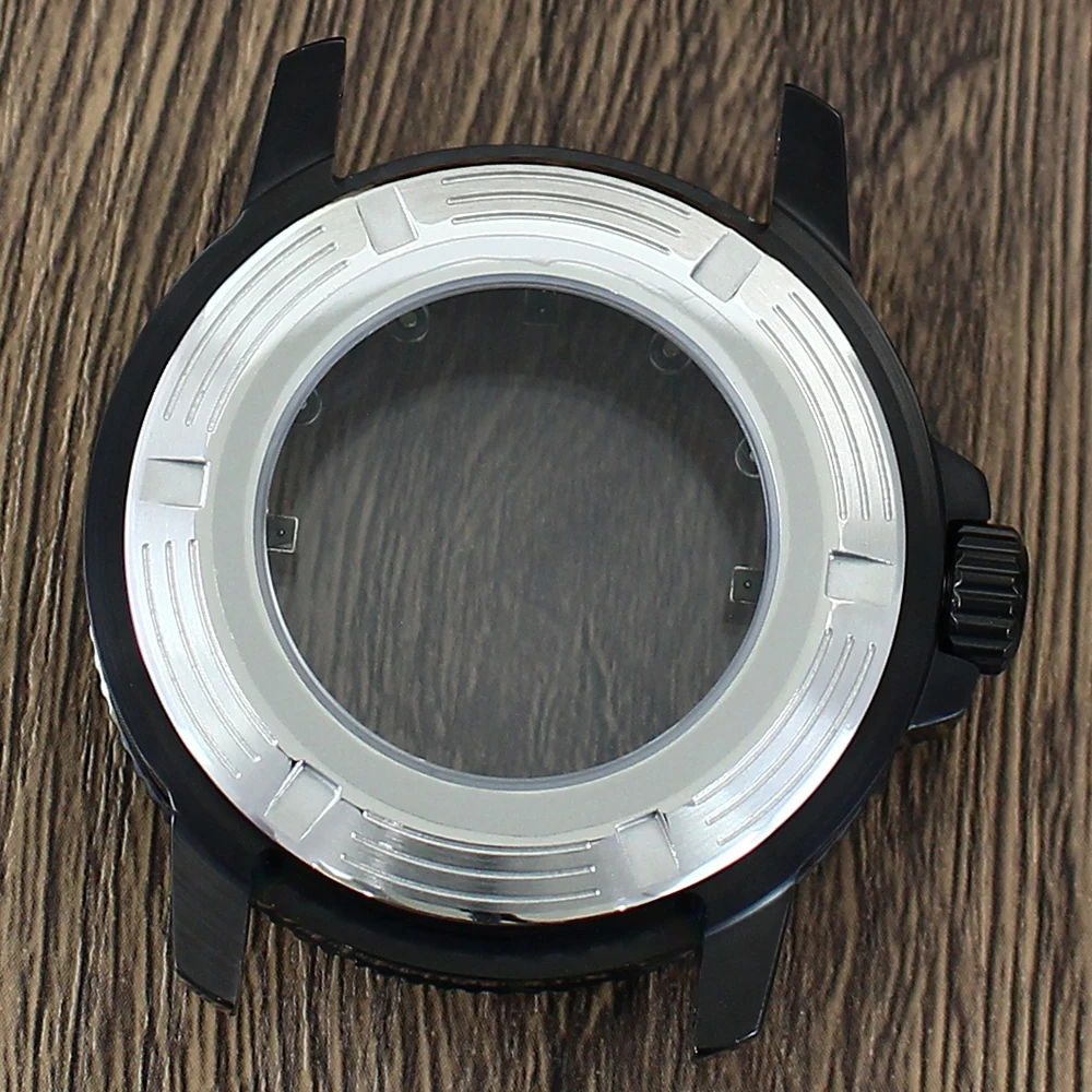 42.5 مللي متر الرياضة الغوص ساعة حافظة ساعة اكسسوارات 316L أجزاء الفولاذ المقاوم للصدأ ل Seiko Nh35 Nh34 Nh36 Nh38 حركة 30.5 مللي متر الطلب