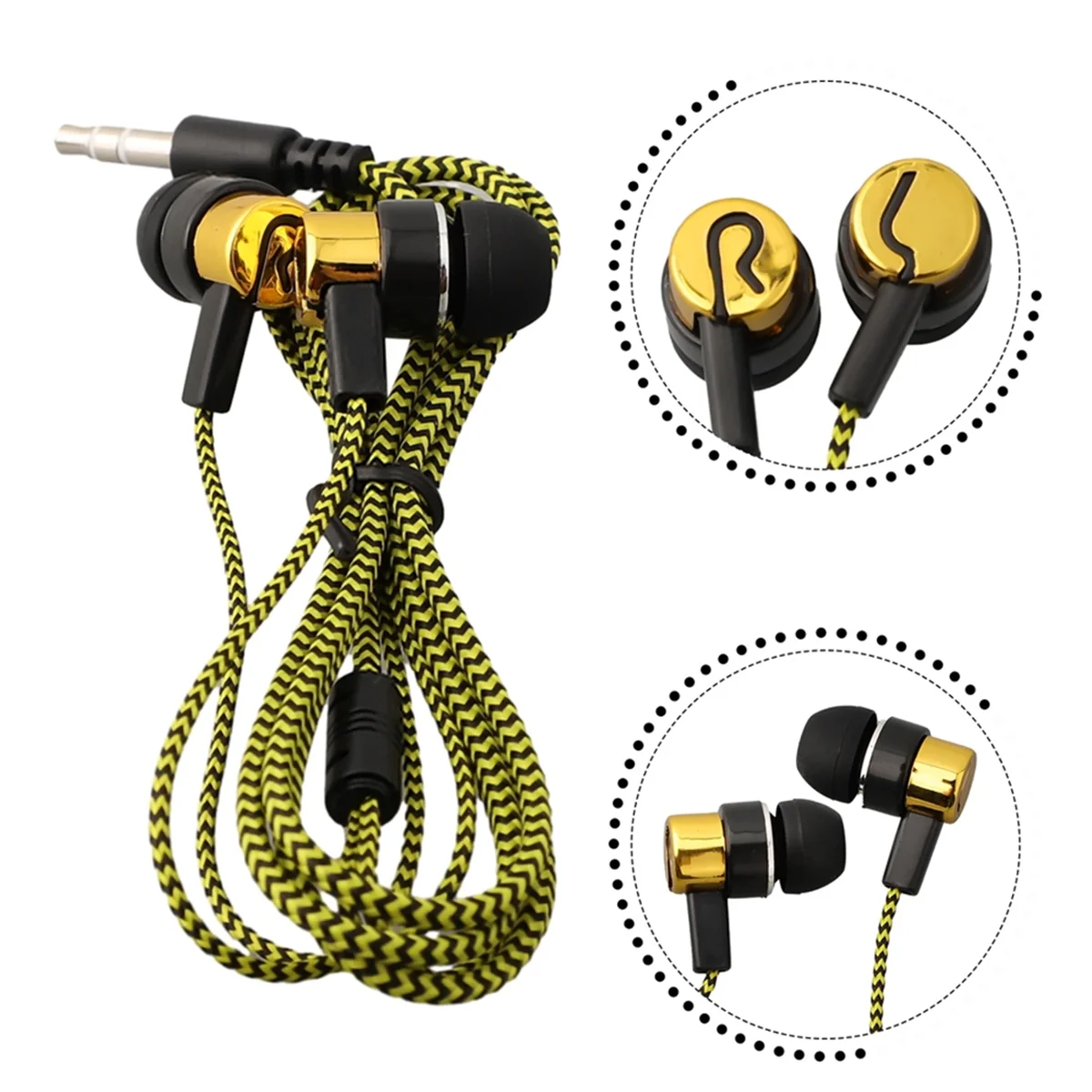 2025+3.5mmインナーイヤー型有線ヘッドホン 重低音ステレオイヤホン モバイルヘッドホン ノイズキャンセリング 優れた重低音ステレオイヤホン B