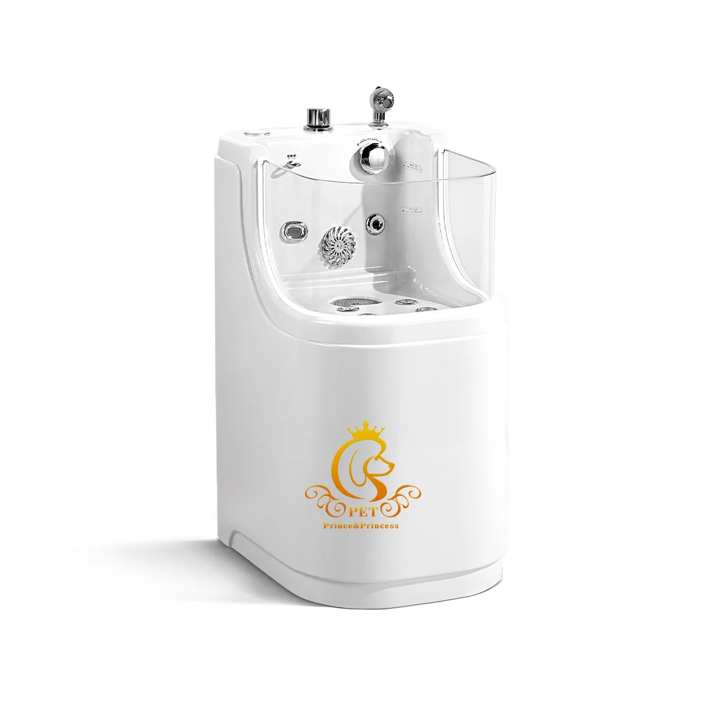 EURPET Pet Electric Plastic Spa Bathtub Canine Bathing Tub Cat Acrylic Bathtubs and Showers Puppy Dog Grooming Bath Tub