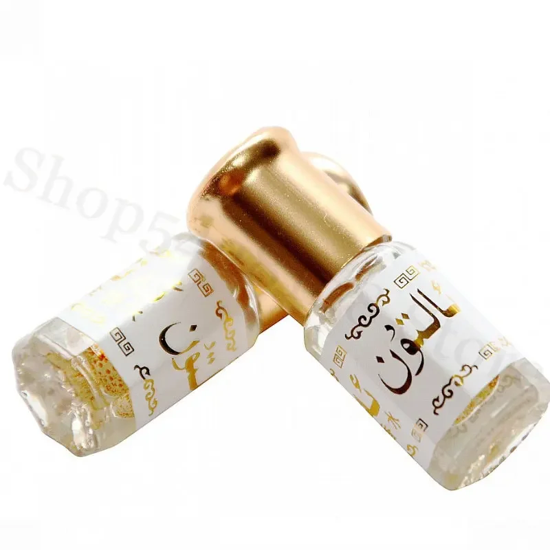 3ML Saudi Essential Oil Perfume Floral Notes Lasting Fragrance for Women Flower Flavor Perfume Essence Oil Body Deodorization