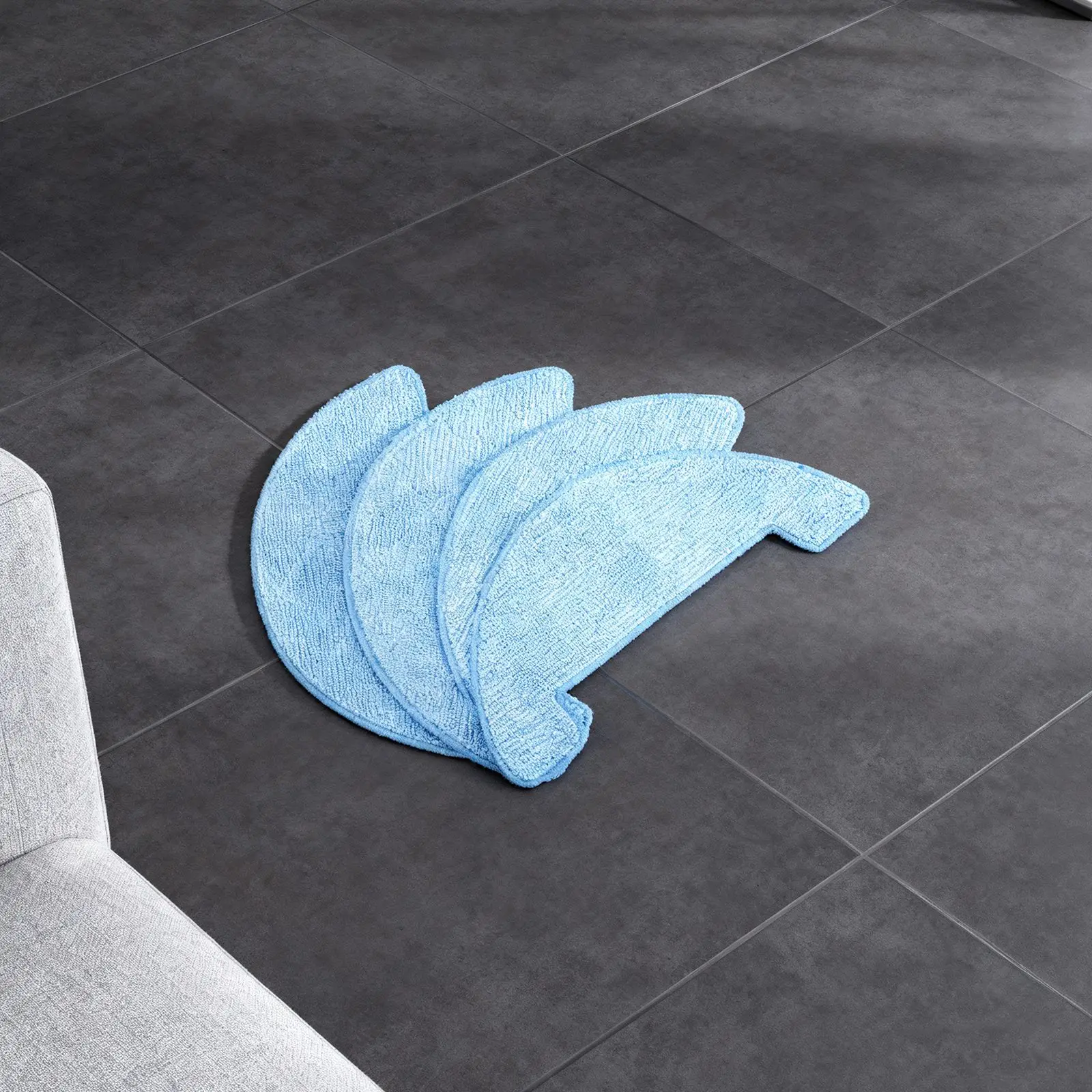 3-In-1 Vacuum Accessories Loorow AT800 Replacement 10* Mop Cloths Hygienic Mop Cloths For Homes Pet Ample Spare Parts