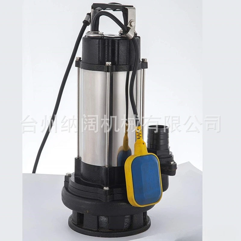 Single Phase Stainless Steel Sewage Submersible Pump Automatic Float Switch Small Domestic Wastewater Drainage Pump