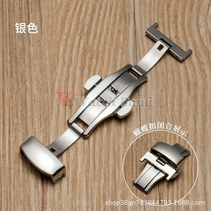 Застежка-бабочка для часов 20 мм 22 мм